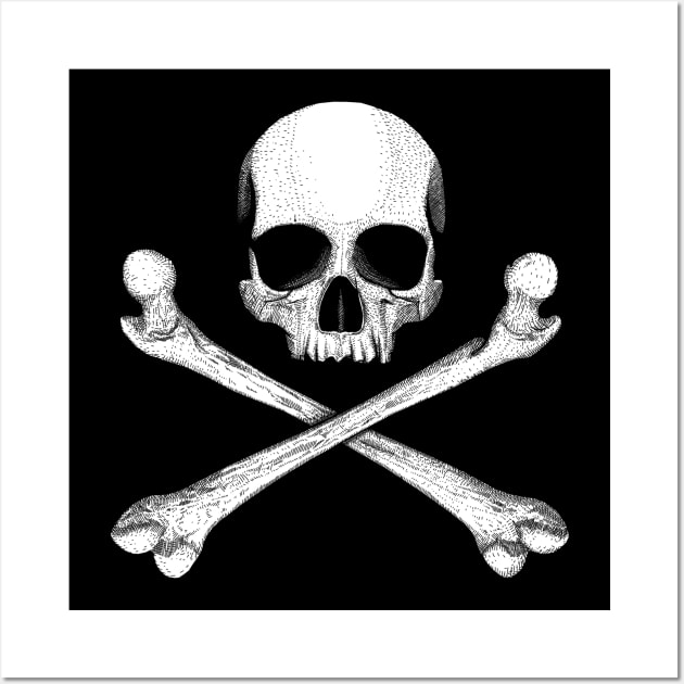 Jolly Roger - Crossbones Wall Art by GAz